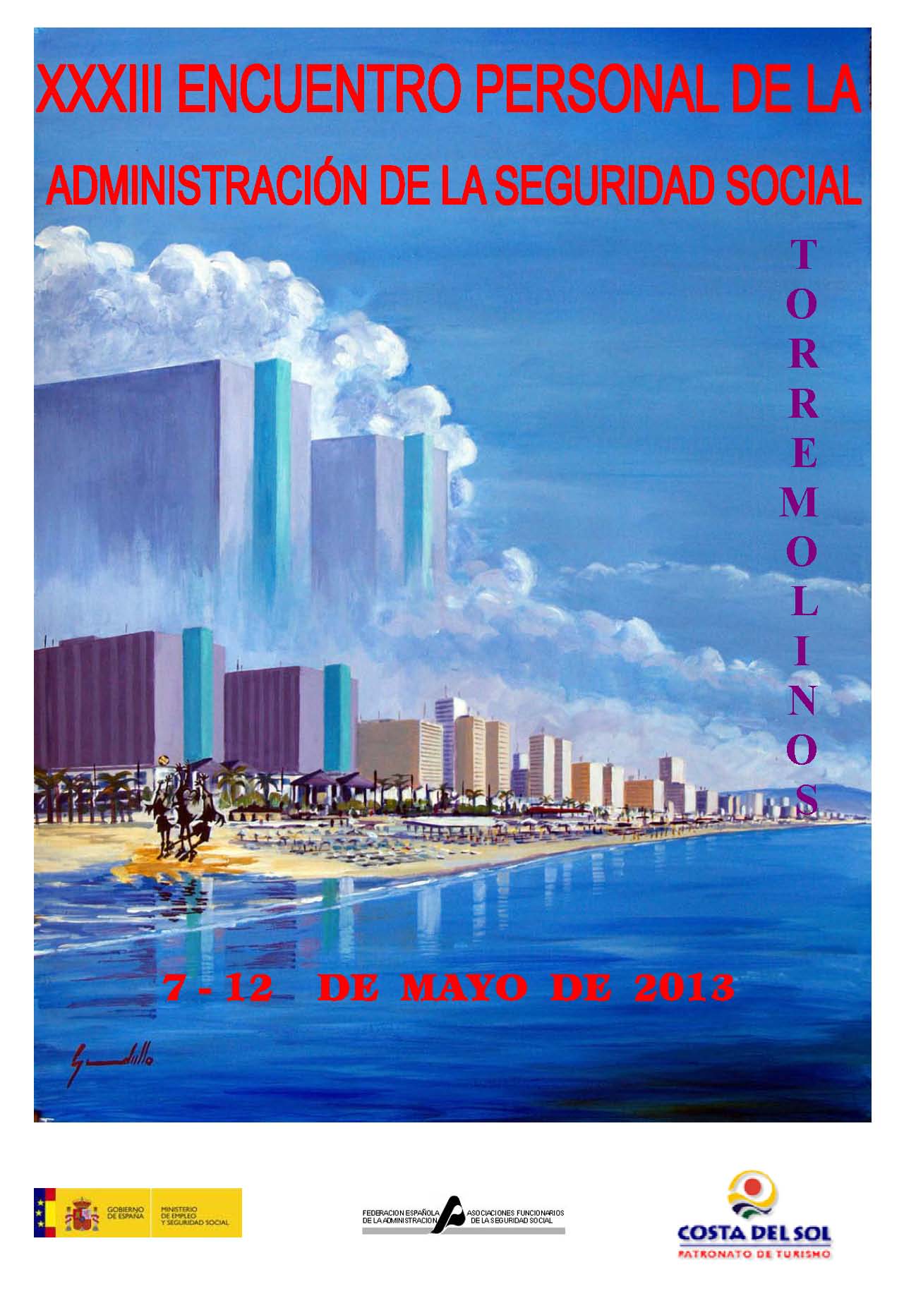 Cartel de los encuentros nacionales de Torremolinos 2013