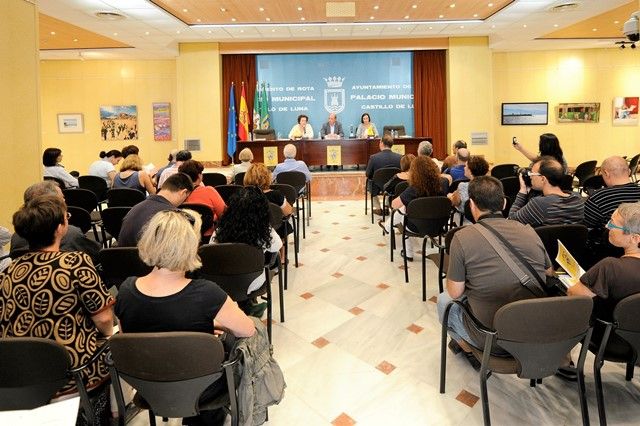 Inauguración oficial de la exposición en Rota